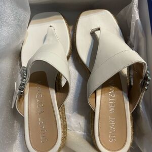 Stuart Weitzman Thong Espadrille size 38.5
Original Box & Dust Cover
